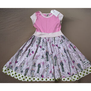 Chris & Missy Short Sleeve Princess Dress Size 8